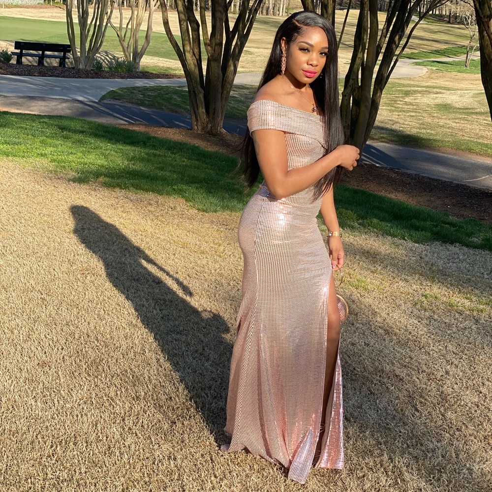 Formal Gold Dress